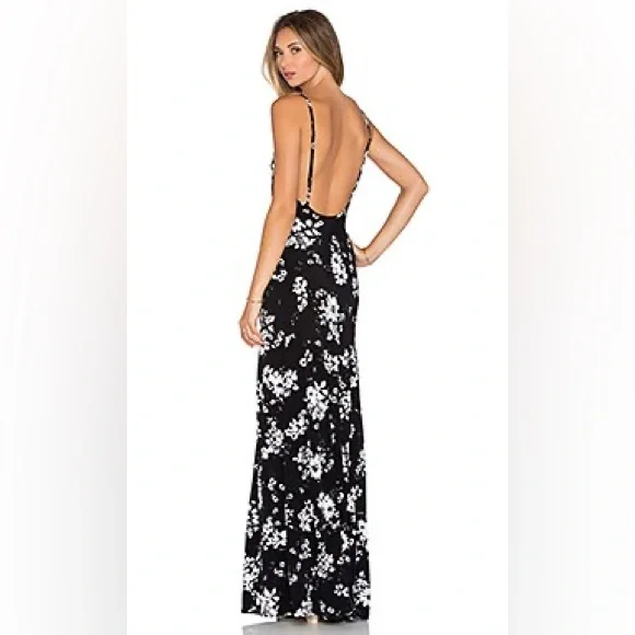 knee length dresses for ladies Skye Chiffon Floral Print Dress main image 1